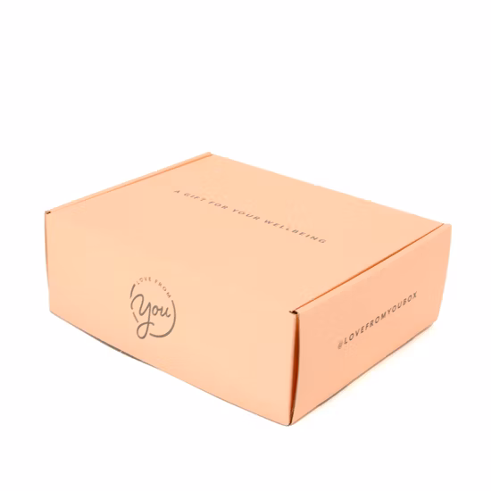 Carton de conception personnalisée Emballage en carton ondulé magnétique Expédition Mailer Boîte-cadeau en papier pliante pour vêtements ou chaussures