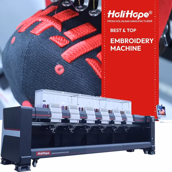 Wonyo High Efficiency Industrial Use 6 Heads Computerized Embroidery Machine for Cap Shoes Embroidery Design