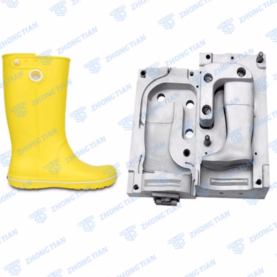 Moule de chaussure de bottes de pluie d'EVA de matériel en aluminium pour la vente chaude d'usine de machine d'injection