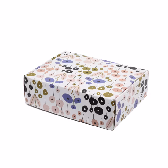 Gâteau de pizza pliable magnétique imprimé personnalisé Emballage alimentaire Chaussure Fleur Bijoux Emballage cadeau Boîte d'expédition en carton ondulé Tube en carton kraft Sac en papier Boîte en papier